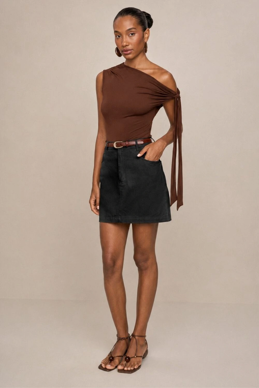 Foto Blusa Ombro So detalhe amarração