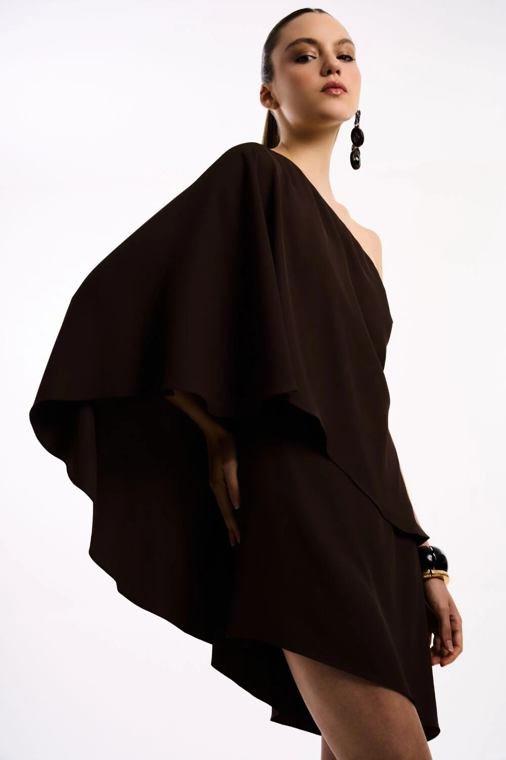 Foto Vestido Curto Ombro Jabour
