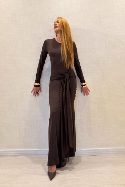 FotoVestido Longo Amarração na Cintura