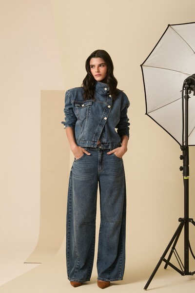 FotoJaqueta Jeans Transpassada