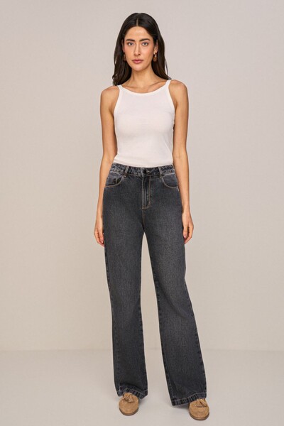 Foto Calça Wide Leg Básica