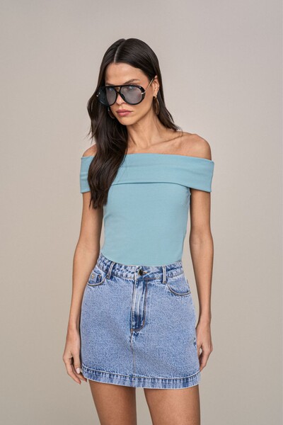 FotoBlusa Ombro a Ombro Casual