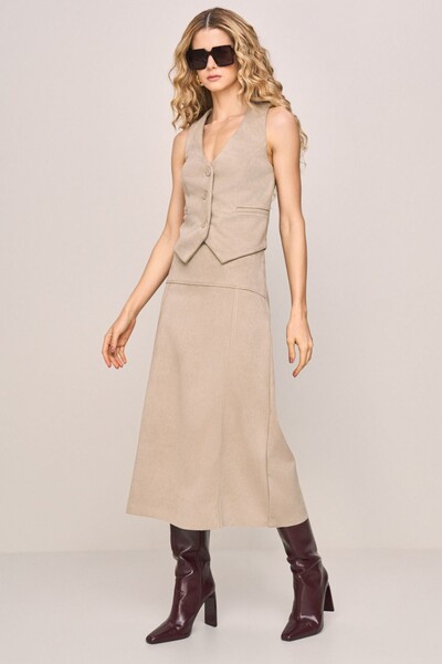 Foto Saia Long Midi Recortes