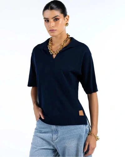 Foto Blusa Polo Tricot