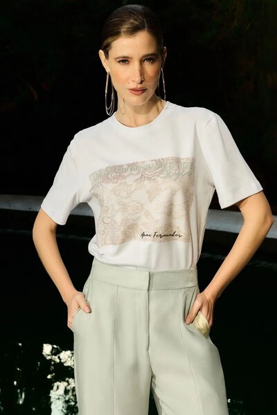 Foto Tshirt Renda Style