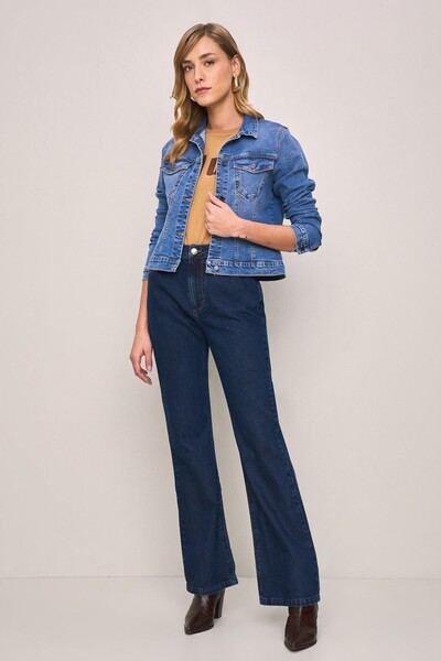 Foto Jaqueta Manga Longa Lycra Jeans