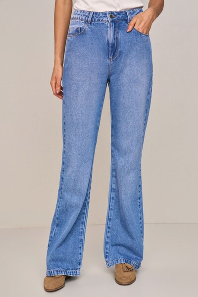 Foto Calça Wide Leg Básica