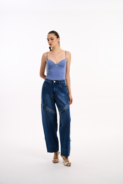 Foto Calça Jeans Detalhe Ziper
