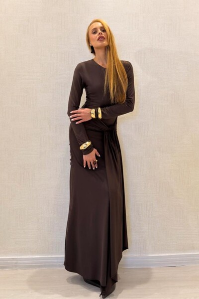Foto Vestido Longo Amarração na Cintura