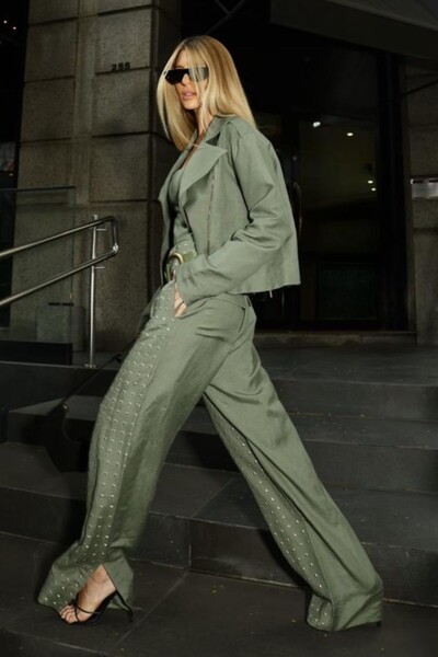 FotoCalça Slouch Aplicação