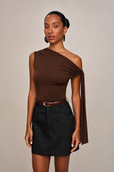 Foto Blusa Ombro So detalhe amarração