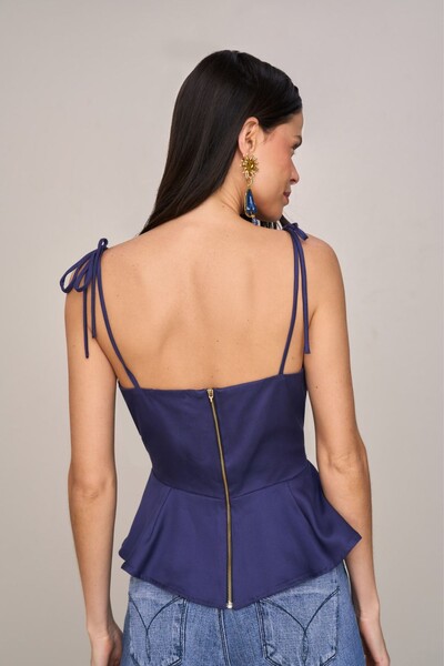 Foto Blusa Alcas Amarração