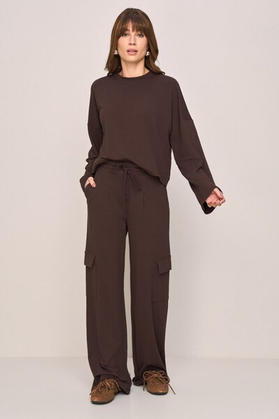 Foto Calça Reta Relax Bolso