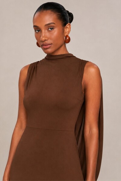 Foto Vestido Long Midi Detalhe nas Costas