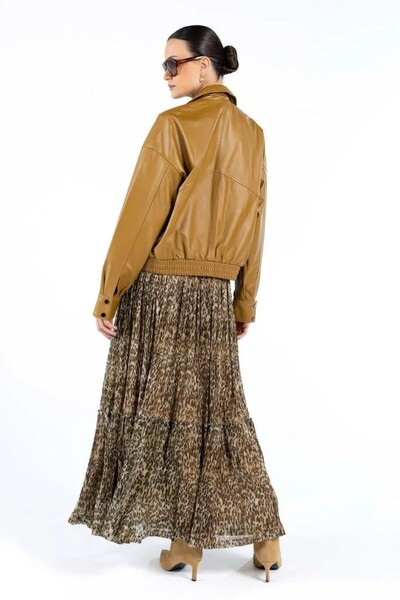 FotoSaia Longa Babado Barra