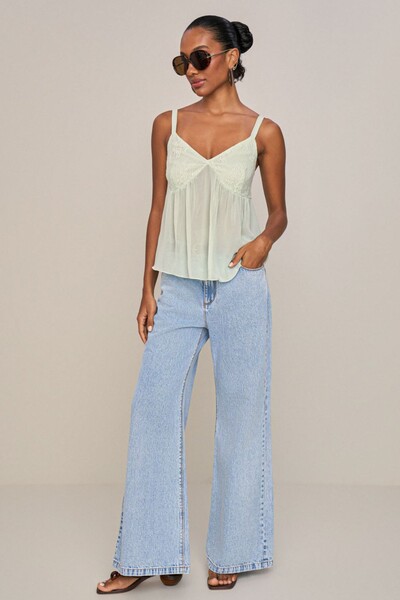 Foto Calça Super Wide Leg