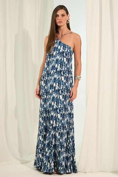 Foto Vestido Longuete Estampado