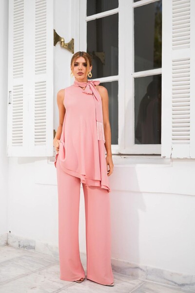 Foto Conjunto Alf. Calça e Túnica com Franja