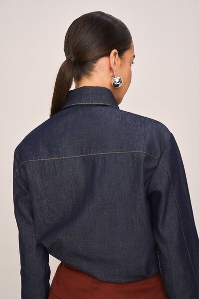 FotoCamisa Jeans Azul