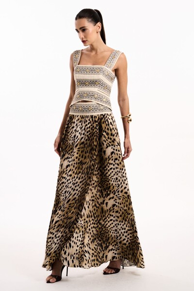 Foto Top Animal Print