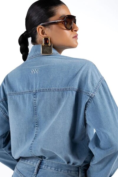 FotoCamisa Jeans Oversized