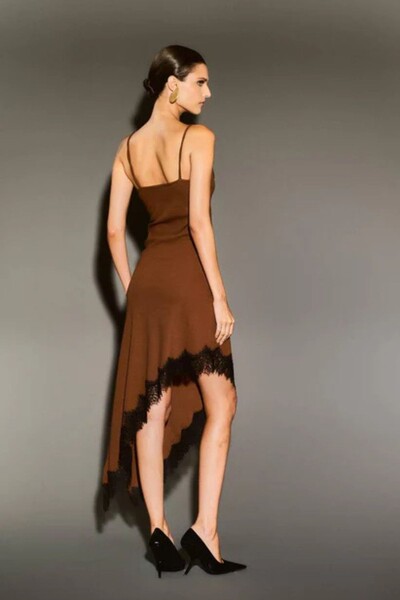 FotoVestido Canelado Bojo Renda