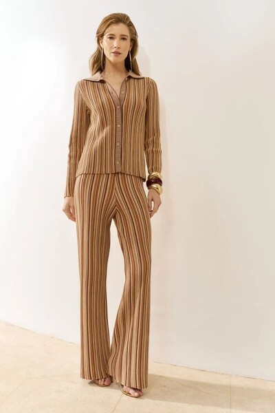 Foto Conjunto Listrado Tricot