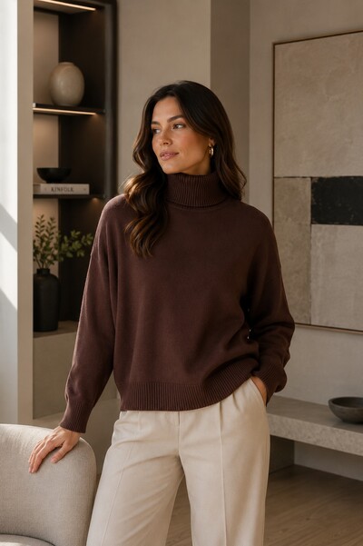 Foto Blusa Básica de Tricot Joice