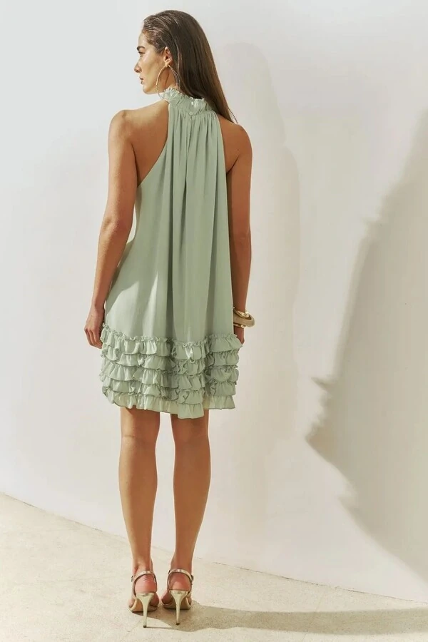Vestido Barra de Babados