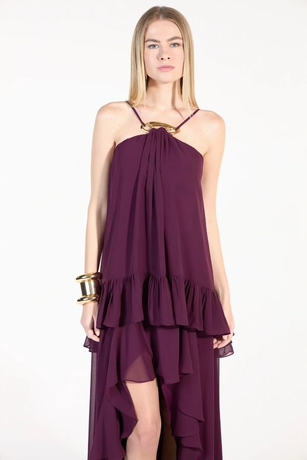 Vestido Chiffon Camadas