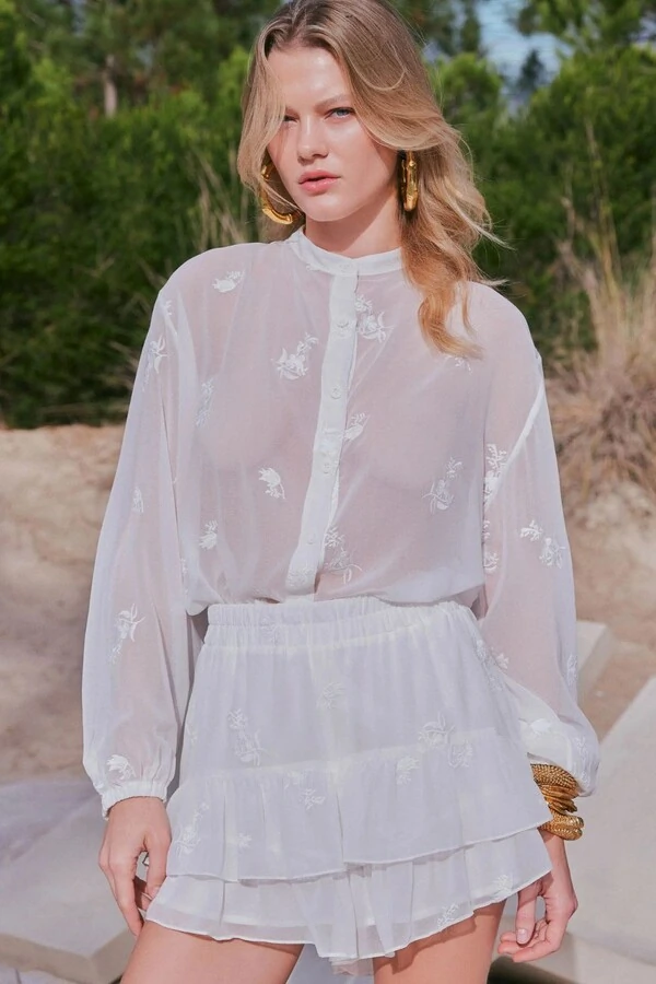 Camisa Punho Com Elástico