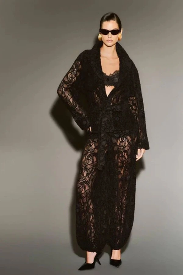 Calça Renda Aveludada