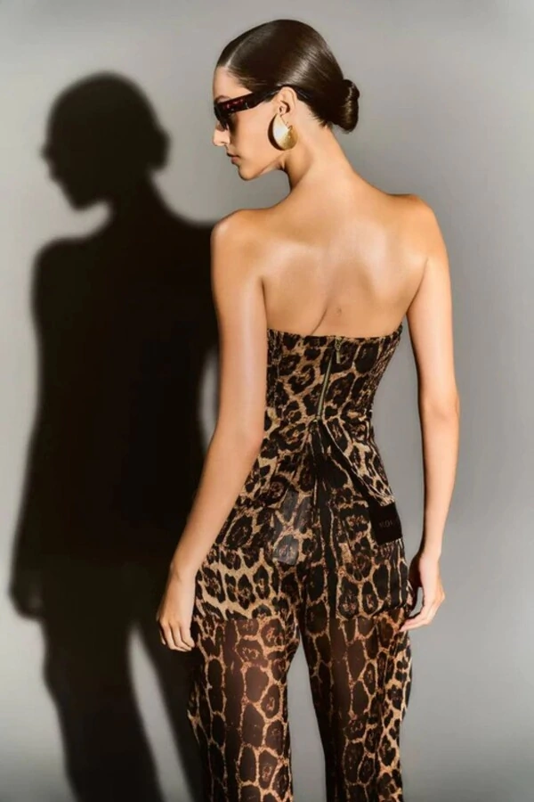 Calça Slouchy Estampada