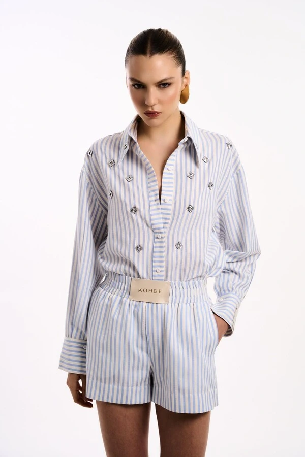 Camisa Listra com Aplicação