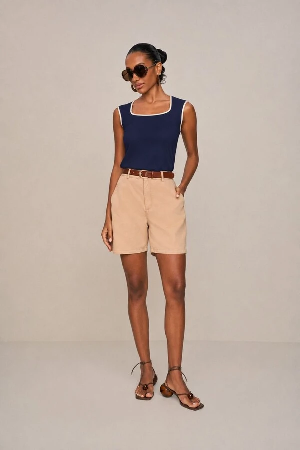 Blusa Cavada