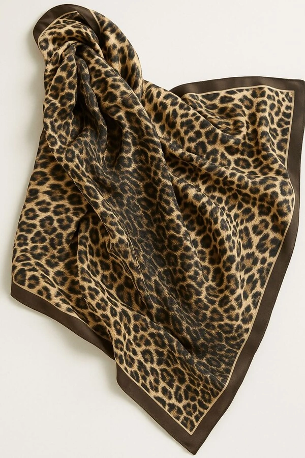 Lenço Estampa Onça