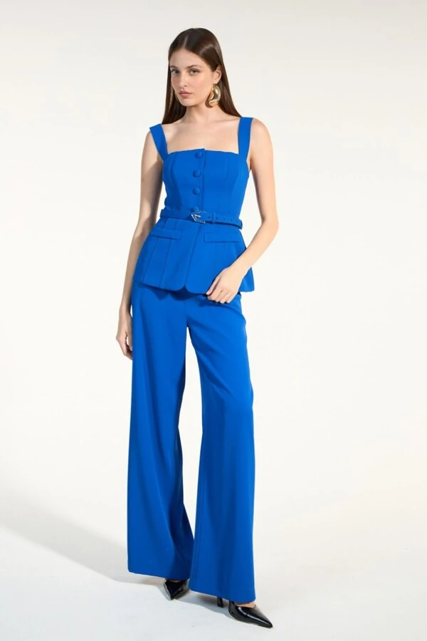 Conjunto Top Corset e Calça