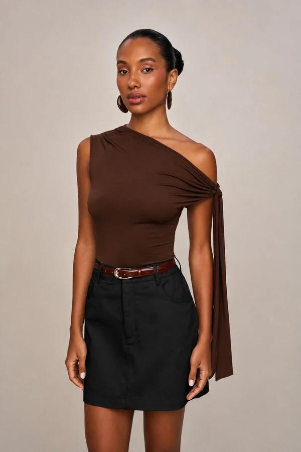 Blusa Ombro So detalhe amarração