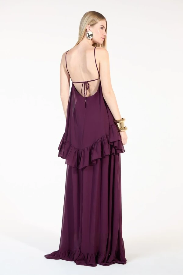 Vestido Chiffon Camadas