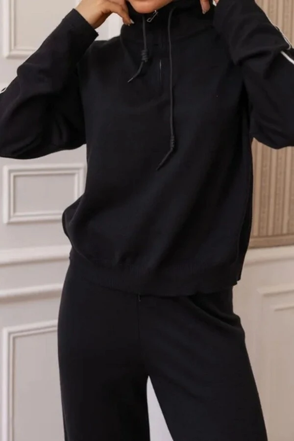 Conjunto Tricô Blusa Zíper