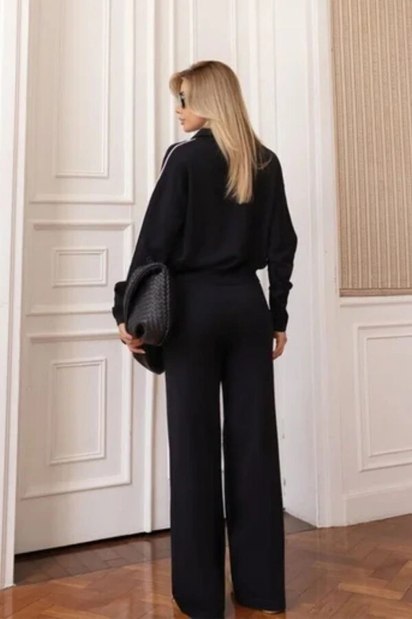 Conjunto Tricô Blusa Zíper