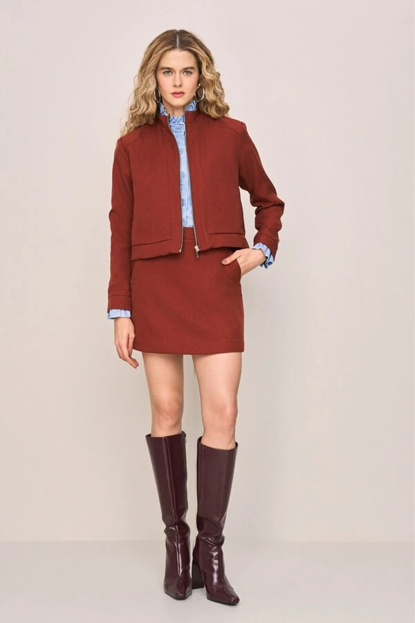 Shorts Alfaiataria Bolso Embutido