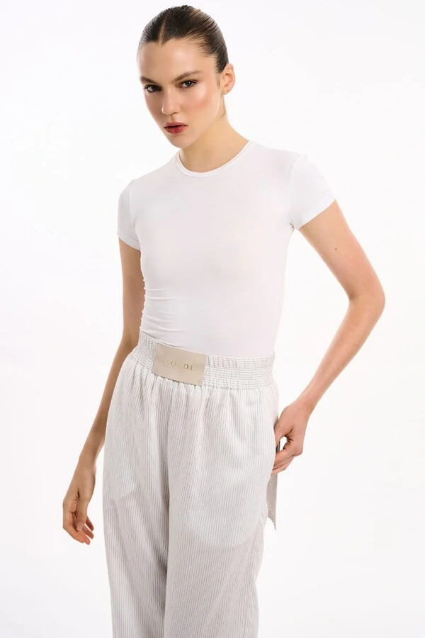 Blusa Justa Manga Curta
