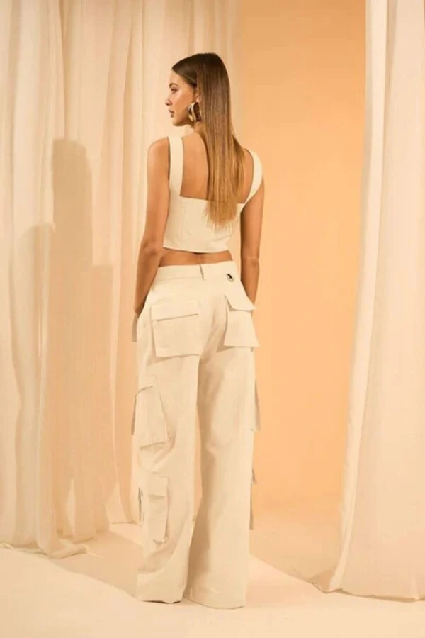 Calça Cargo Bolso Fole