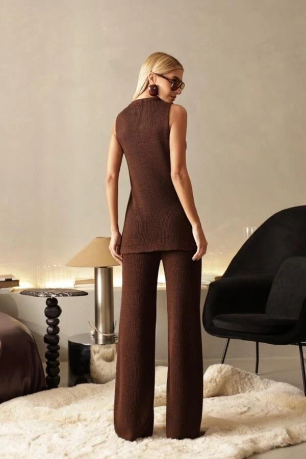 Conjunto Tricô Blusa Comprida