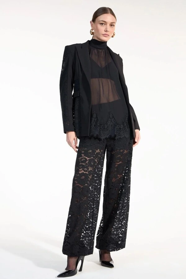 Blusa Detalhe Renda