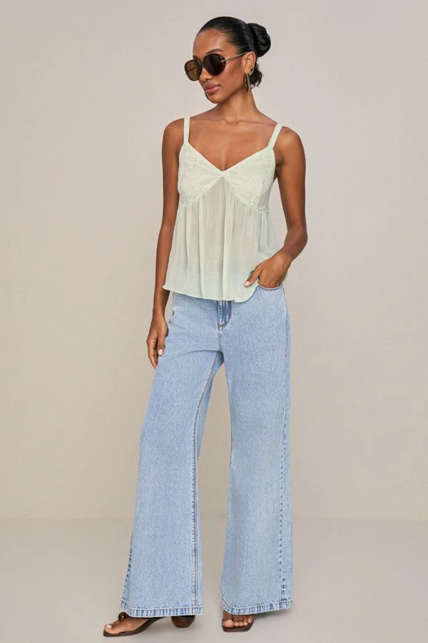 Calça Super Wide Leg