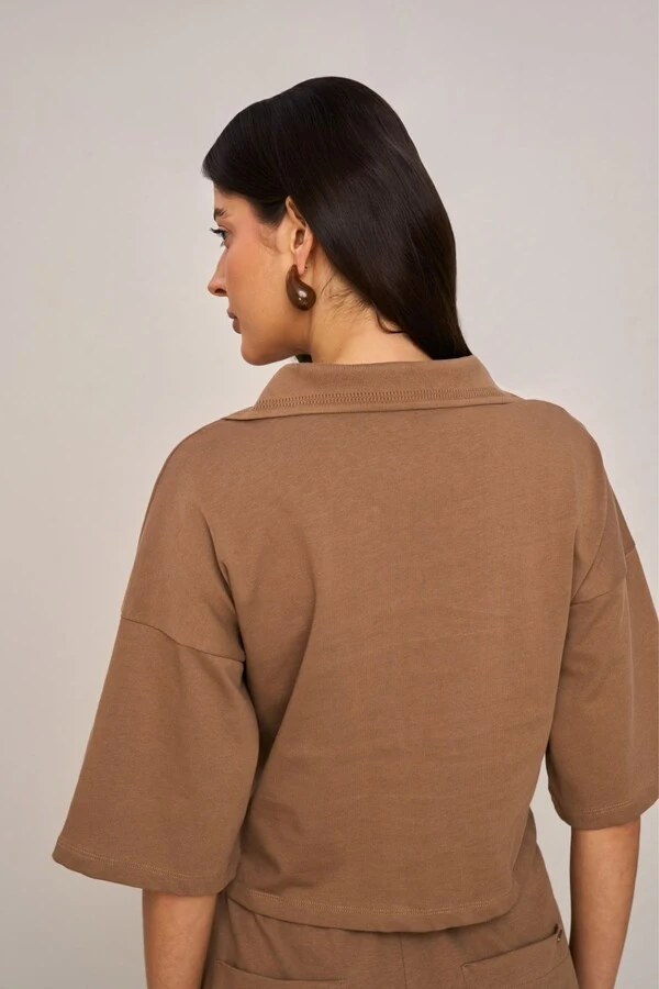 Blusa Manga Curta Polo