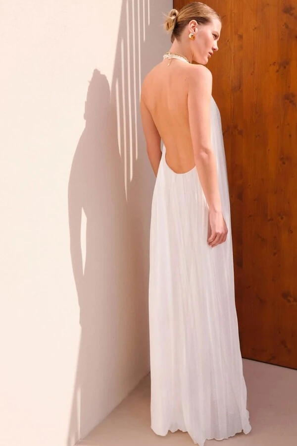 Vestido Longo Frente única