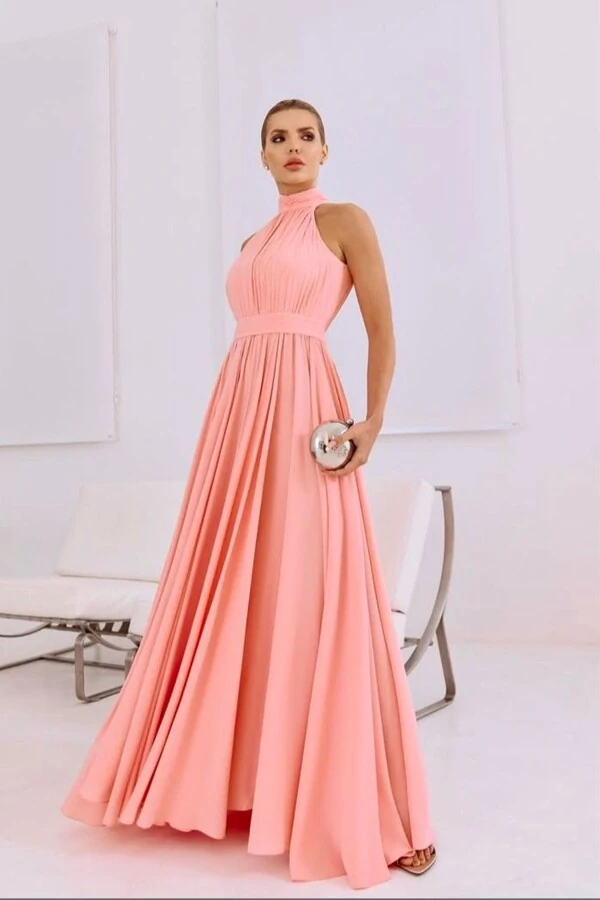 Vestido Longo com Cinto